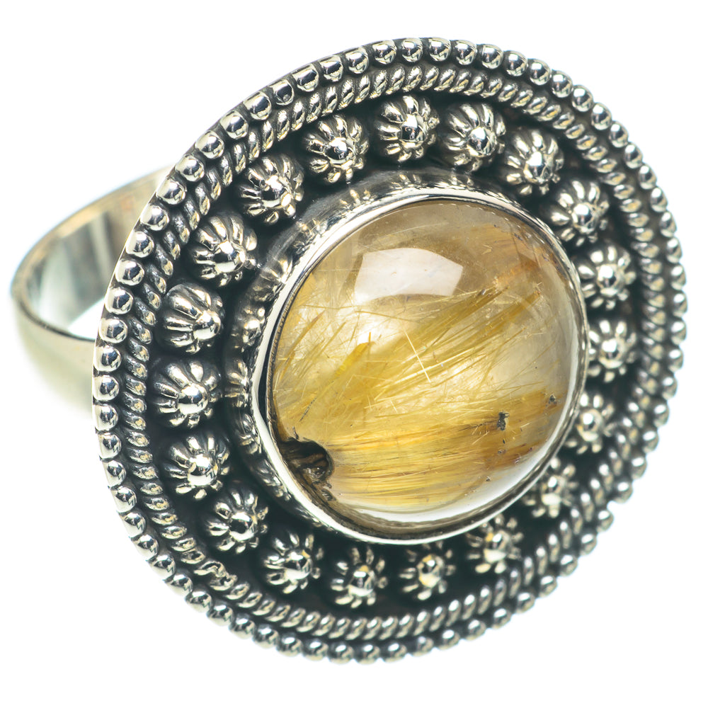 Rutilated Quartz Rings handcrafted by Ana Silver Co - RING66200
