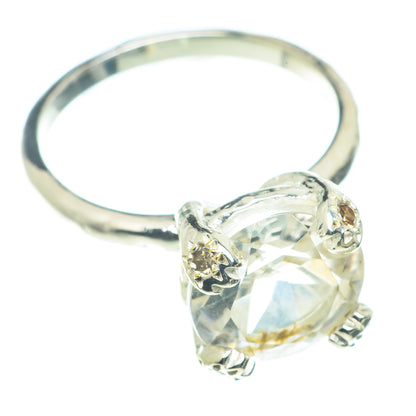 White Quartz Rings handcrafted by Ana Silver Co - RING66205