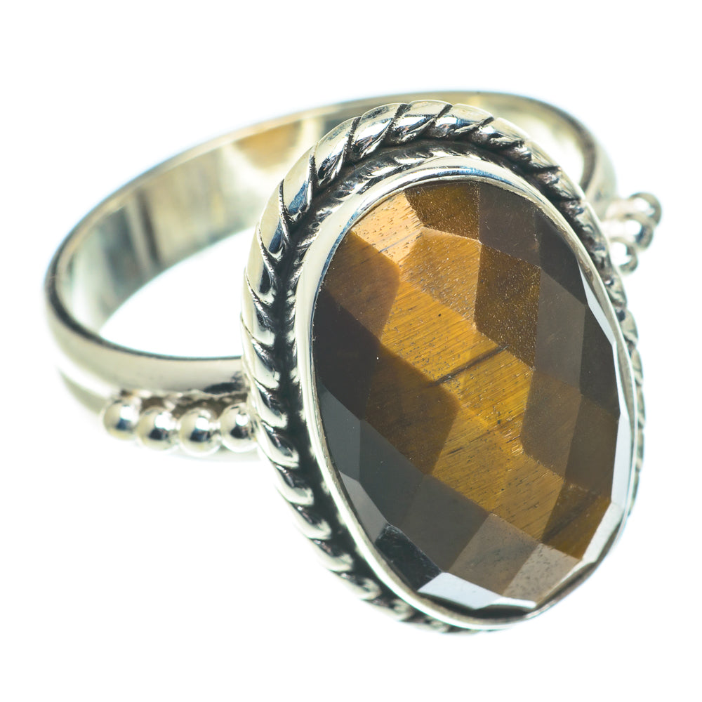 Tiger Eye Rings handcrafted by Ana Silver Co - RING66220