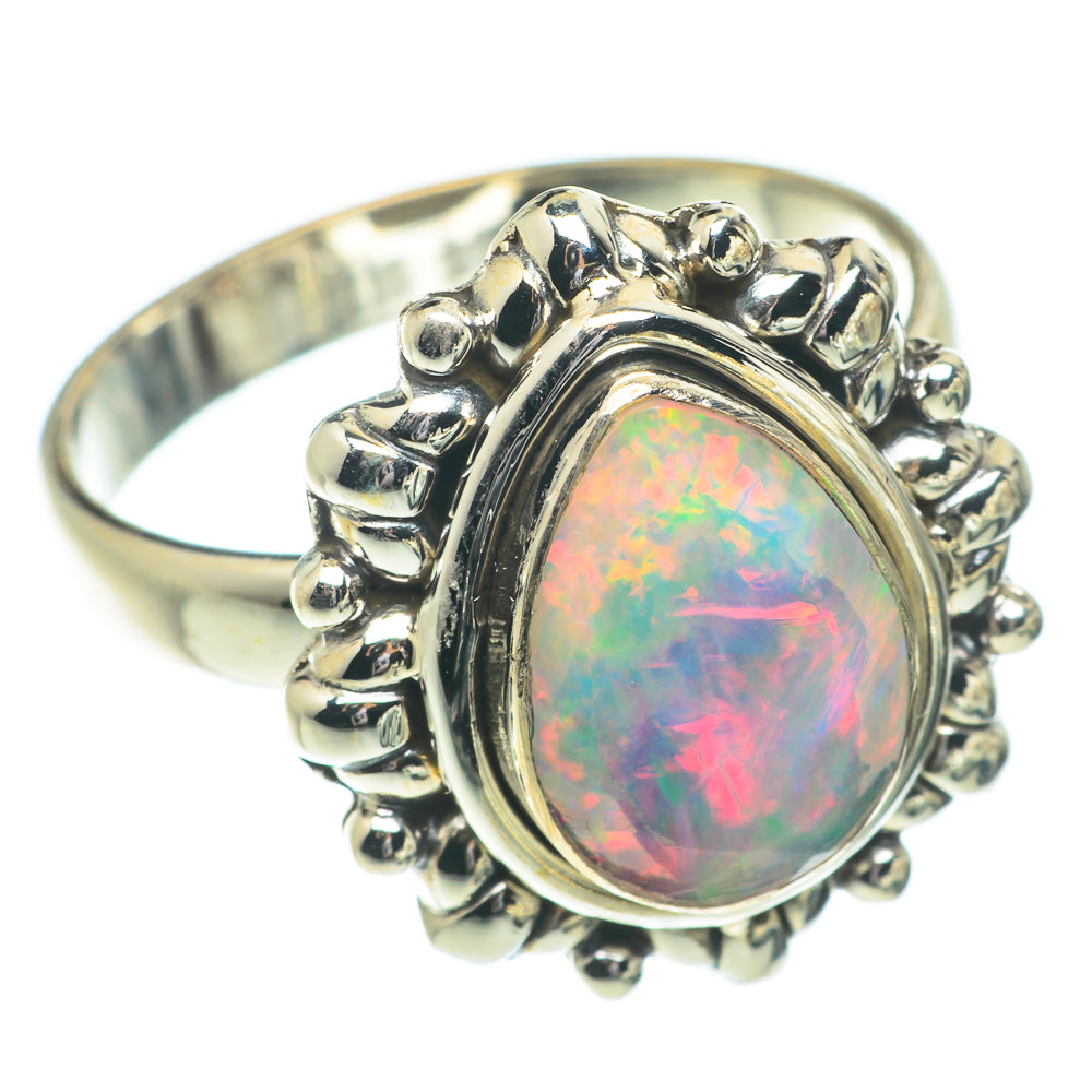Ethiopian Opal Rings handcrafted by Ana Silver Co - RING66244