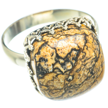 Picture Jasper Rings handcrafted by Ana Silver Co - RING66252