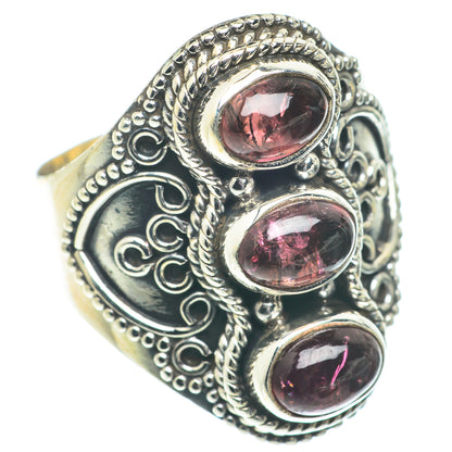 Pink Tourmaline Rings handcrafted by Ana Silver Co - RING66258