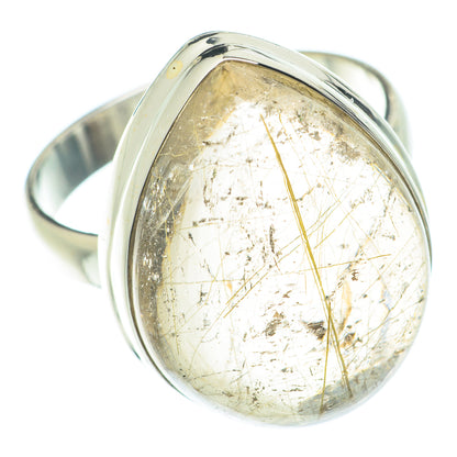 Rutilated Quartz Rings handcrafted by Ana Silver Co - RING66264