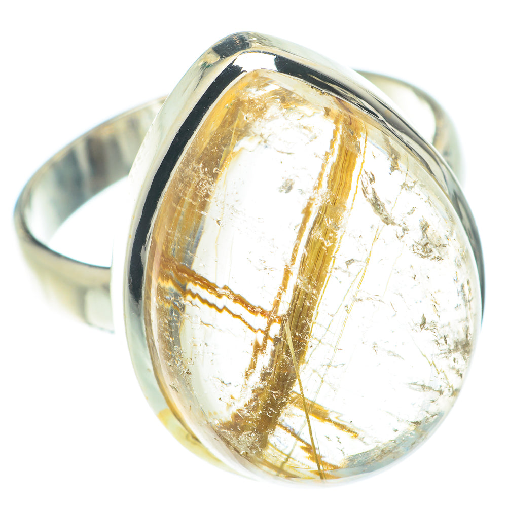 Rutilated Quartz Rings handcrafted by Ana Silver Co - RING66266