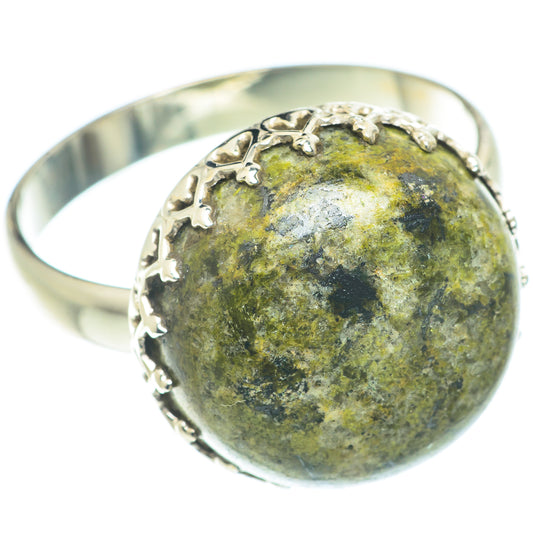 Rainforest Jasper Rings handcrafted by Ana Silver Co - RING66281