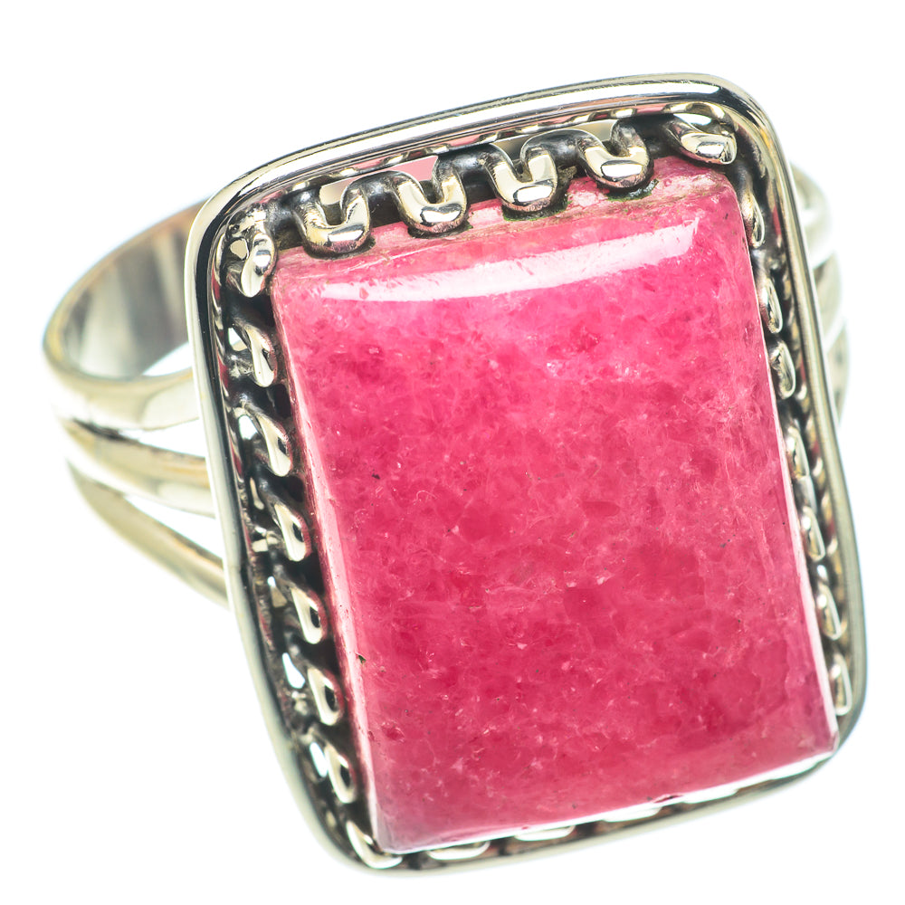Rhodonite Rings handcrafted by Ana Silver Co - RING66291