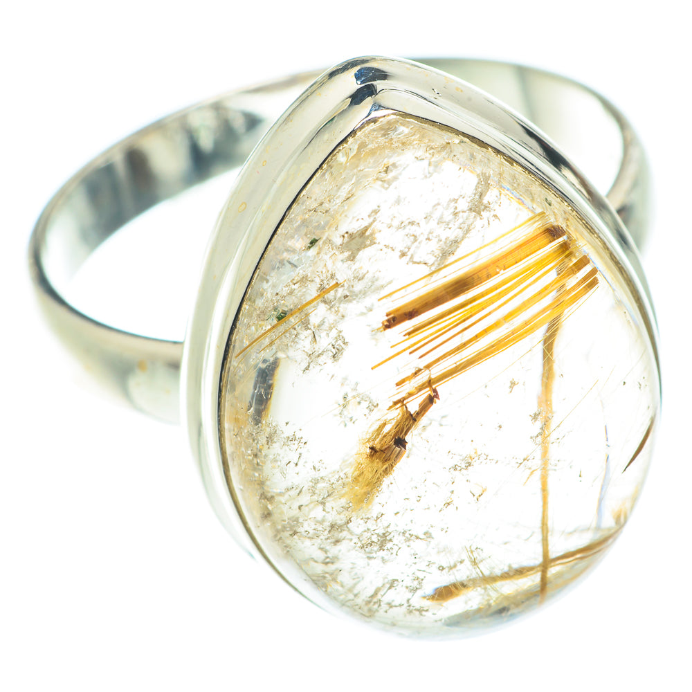 Rutilated Quartz Rings handcrafted by Ana Silver Co - RING66299