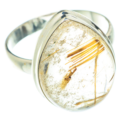 Rutilated Quartz Rings handcrafted by Ana Silver Co - RING66299