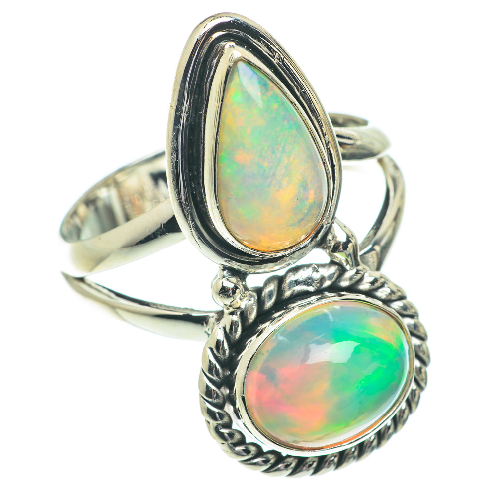 Ethiopian Opal Rings handcrafted by Ana Silver Co - RING66305