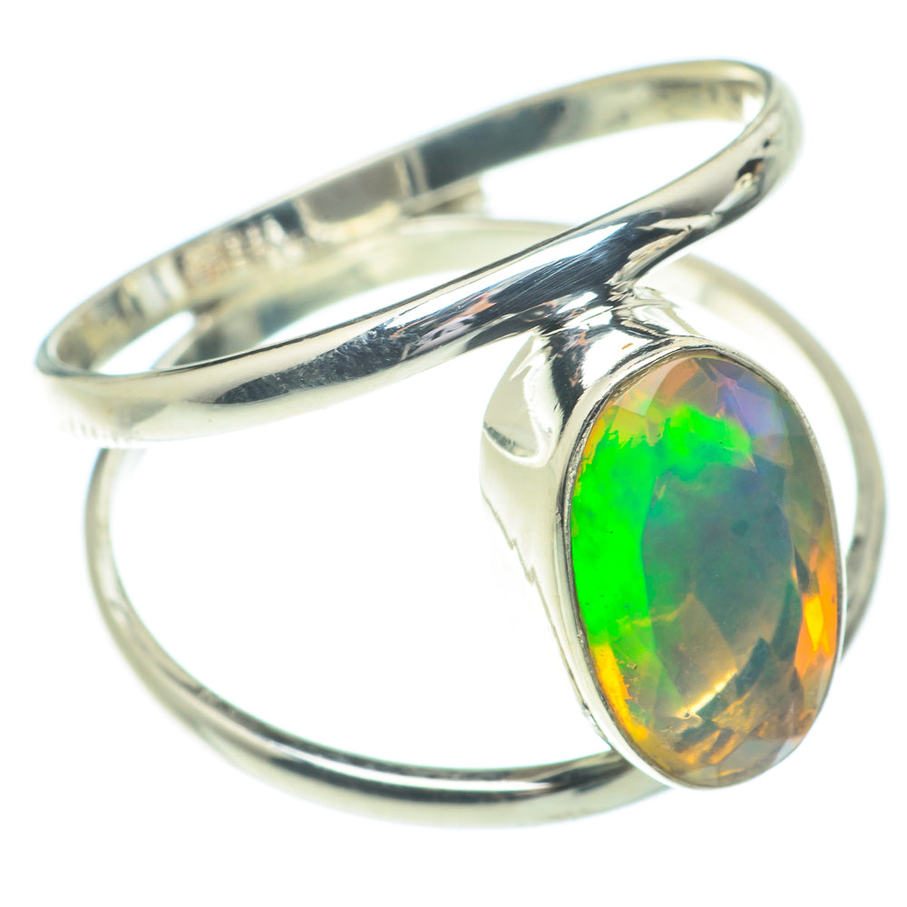 Ethiopian Opal Rings handcrafted by Ana Silver Co - RING66306