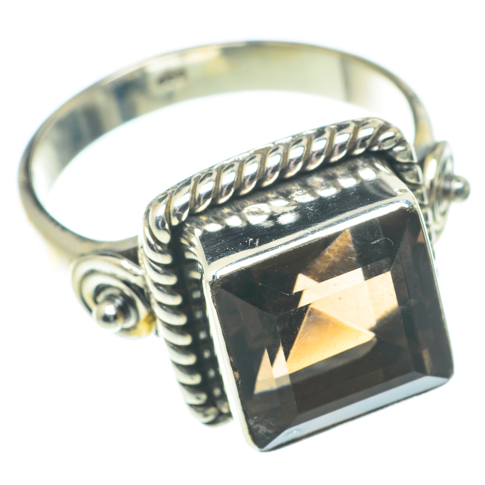 Smoky Quartz Rings handcrafted by Ana Silver Co - RING66316