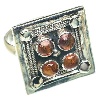 Garnet Rings handcrafted by Ana Silver Co - RING66317