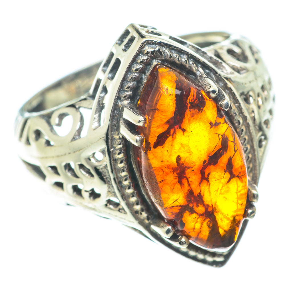 Baltic Amber Rings handcrafted by Ana Silver Co - RING66318
