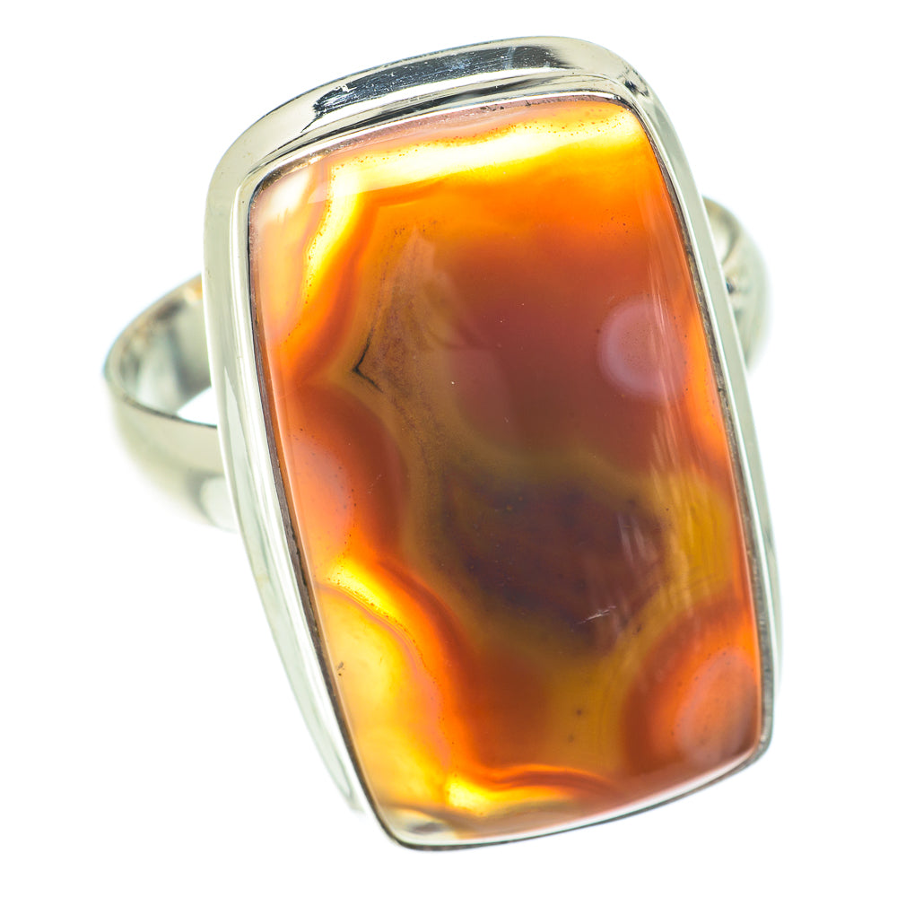 Botswana Agate Rings handcrafted by Ana Silver Co - RING66320