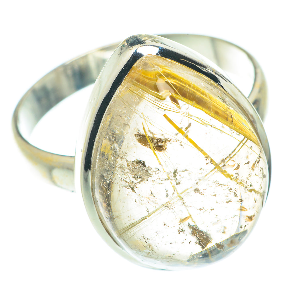 Rutilated Quartz Rings handcrafted by Ana Silver Co - RING66330