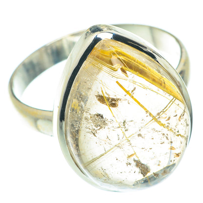 Rutilated Quartz Rings handcrafted by Ana Silver Co - RING66330