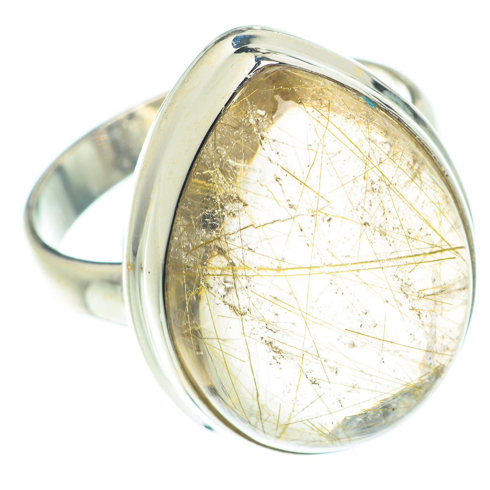 Rutilated Quartz Rings handcrafted by Ana Silver Co - RING66332