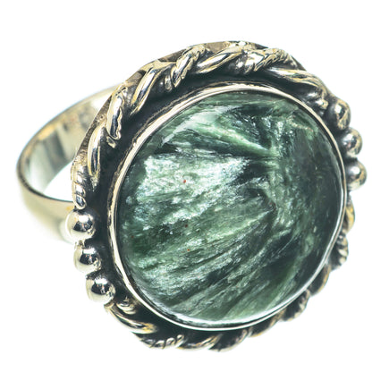 Seraphinite Rings handcrafted by Ana Silver Co - RING66345