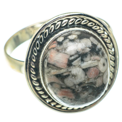 Crinoid Fossil Rings handcrafted by Ana Silver Co - RING66347 - Photo 2