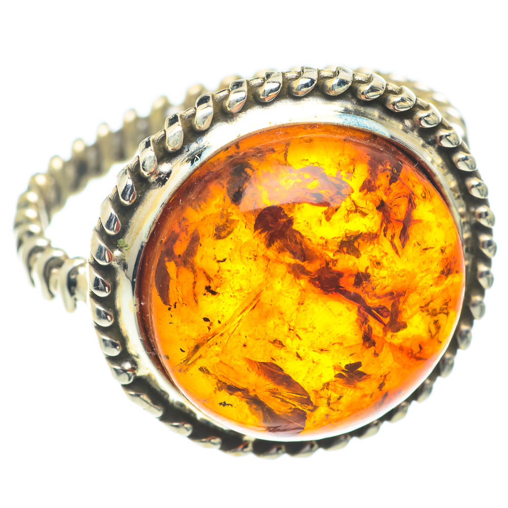 Baltic Amber Rings handcrafted by Ana Silver Co - RING66353
