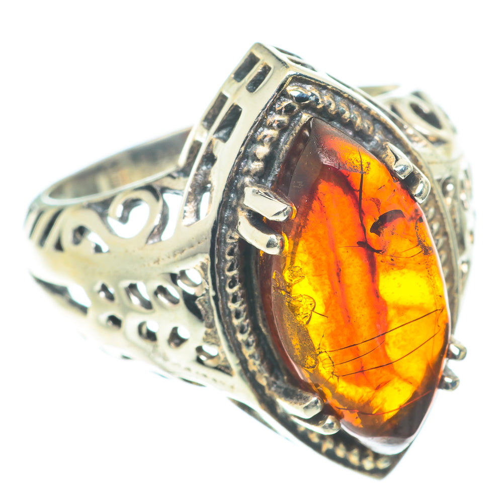 Baltic Amber Rings handcrafted by Ana Silver Co - RING66354