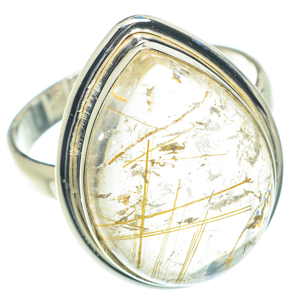 Rutilated Quartz Rings handcrafted by Ana Silver Co - RING66360