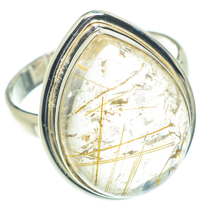 Rutilated Quartz Rings handcrafted by Ana Silver Co - RING66360