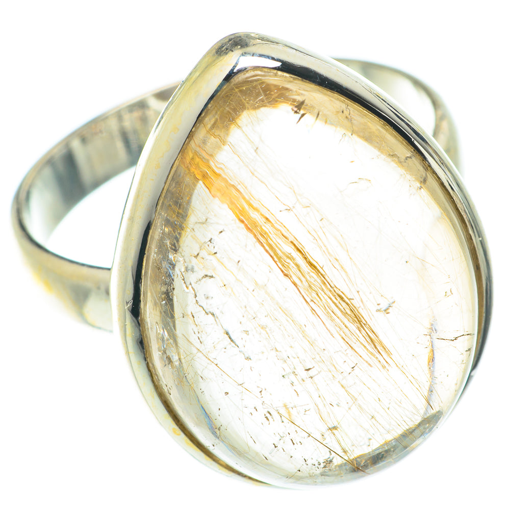 Rutilated Quartz Rings handcrafted by Ana Silver Co - RING66363