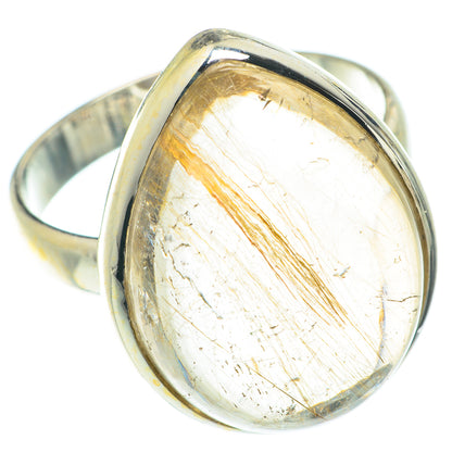 Rutilated Quartz Rings handcrafted by Ana Silver Co - RING66363