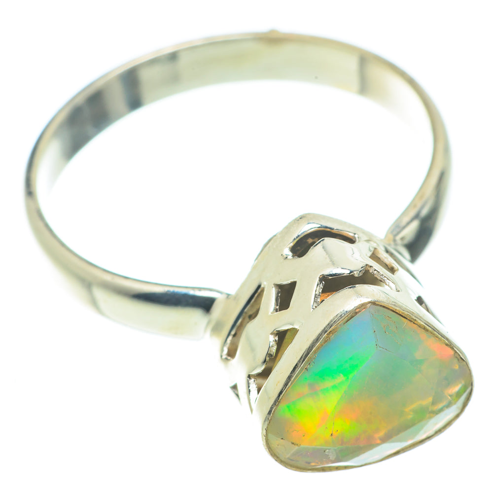Ethiopian Opal Rings handcrafted by Ana Silver Co - RING66367
