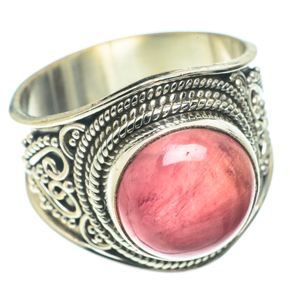 Pink Tourmaline Rings handcrafted by Ana Silver Co - RING66375