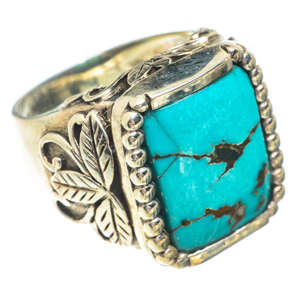 Tibetan Turquoise Rings handcrafted by Ana Silver Co - RING66402