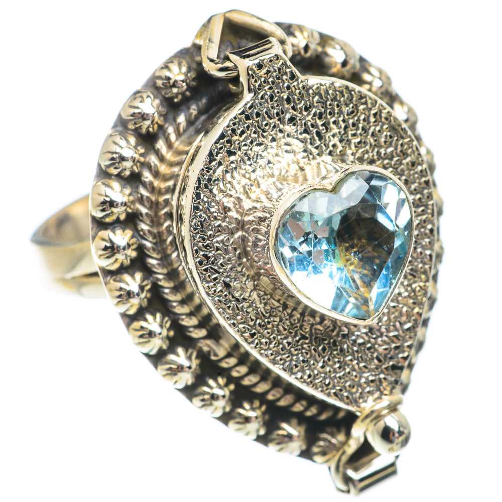 Blue Topaz Rings handcrafted by Ana Silver Co - RING66407