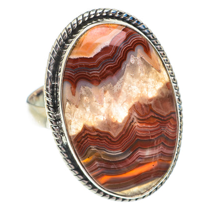 Crazy Lace Agate Rings handcrafted by Ana Silver Co - RING66414