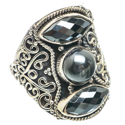 Hematite Rings handcrafted by Ana Silver Co - RING66433