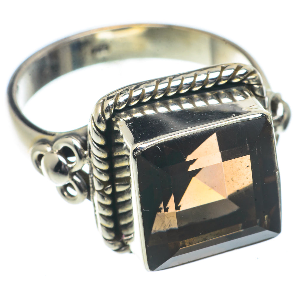 Smoky Quartz Rings handcrafted by Ana Silver Co - RING66442