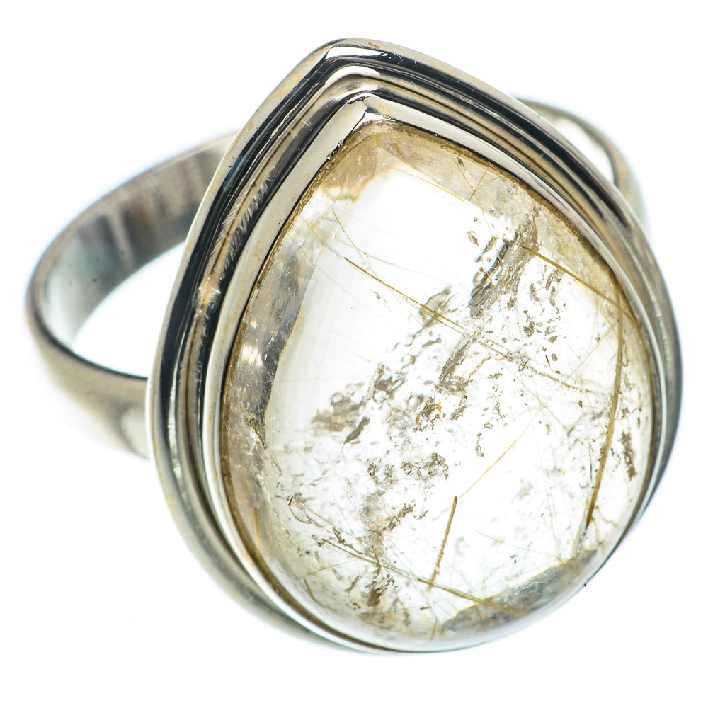 Rutilated Quartz Rings handcrafted by Ana Silver Co - RING66452