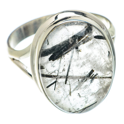 Tourmalinated Quartz Rings handcrafted by Ana Silver Co - RING66458