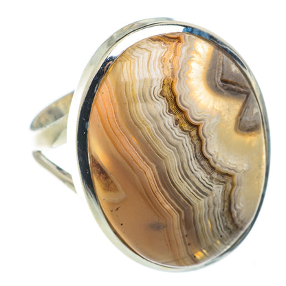 Laguna Lace Agate Rings handcrafted by Ana Silver Co - RING66467