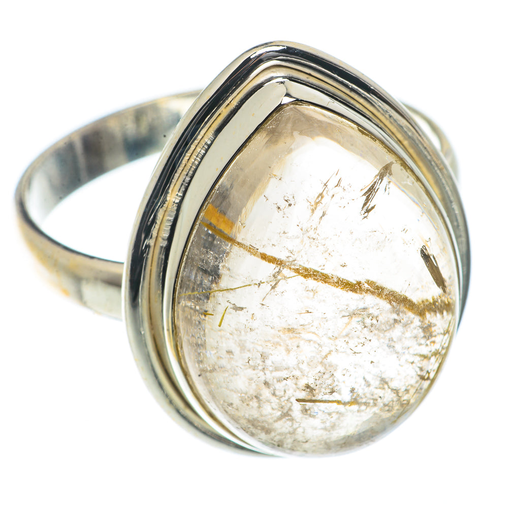 Rutilated Quartz Rings handcrafted by Ana Silver Co - RING66479 - Photo 2