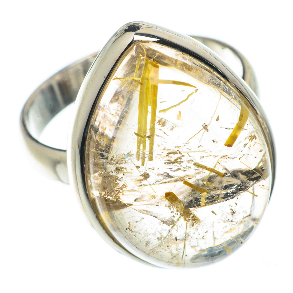Rutilated Quartz Rings handcrafted by Ana Silver Co - RING66482