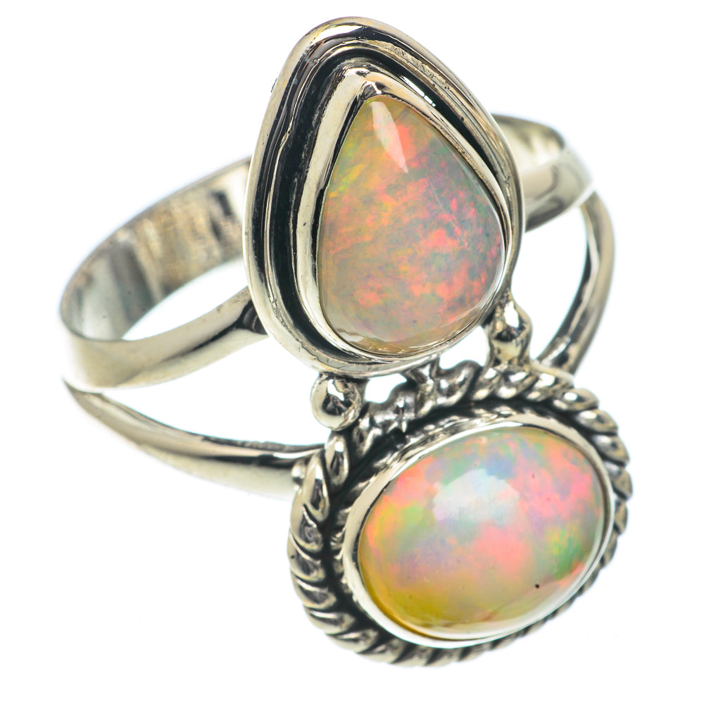 Ethiopian Opal Rings handcrafted by Ana Silver Co - RING66487