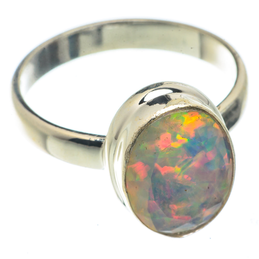 Ethiopian Opal Rings handcrafted by Ana Silver Co - RING66488