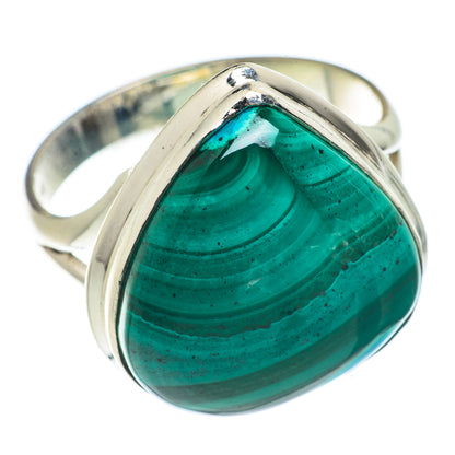 Malachite In Chrysocolla Rings handcrafted by Ana Silver Co - RING66494