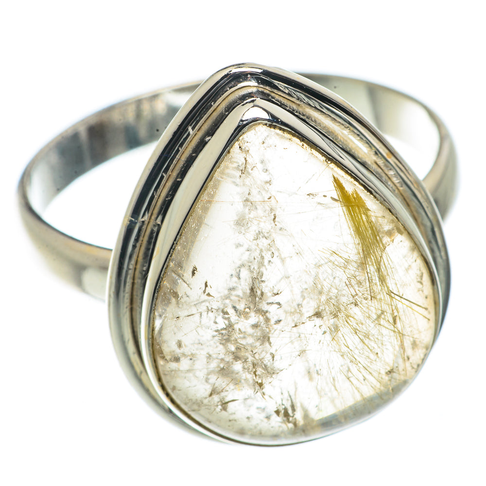 Rutilated Quartz Rings handcrafted by Ana Silver Co - RING66507