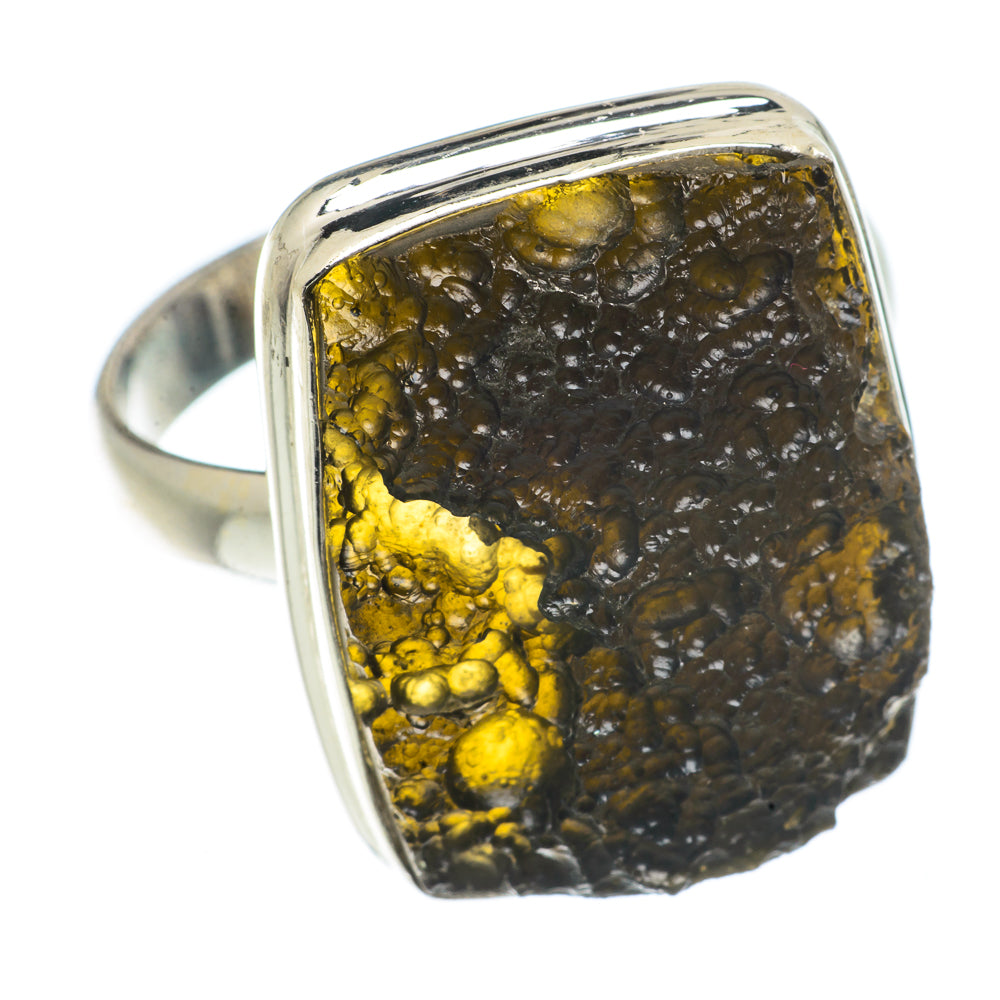 Tektite Rings handcrafted by Ana Silver Co - RING66511