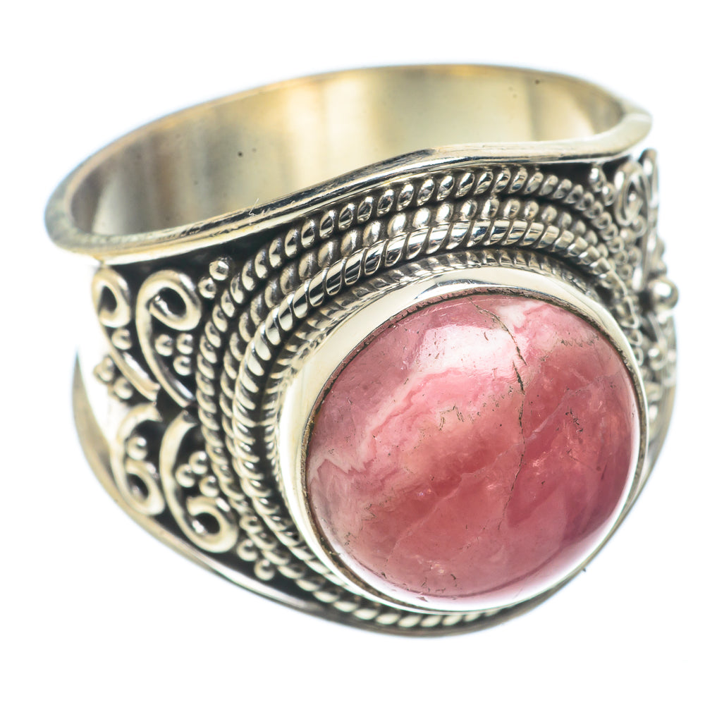 Rhodochrosite Rings handcrafted by Ana Silver Co - RING66528