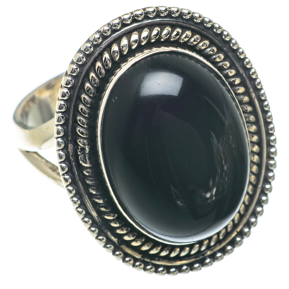 Black Onyx Rings handcrafted by Ana Silver Co - RING66531