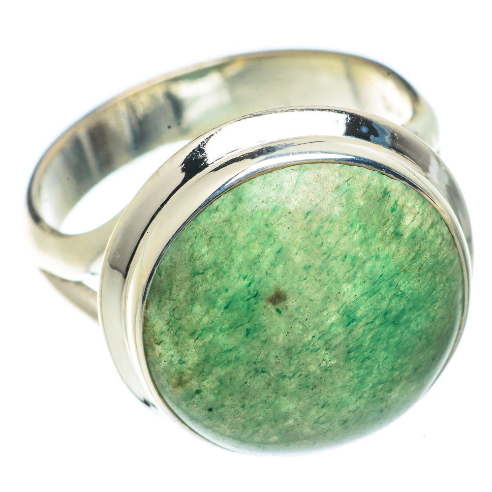 Green Aventurine Rings handcrafted by Ana Silver Co - RING66543