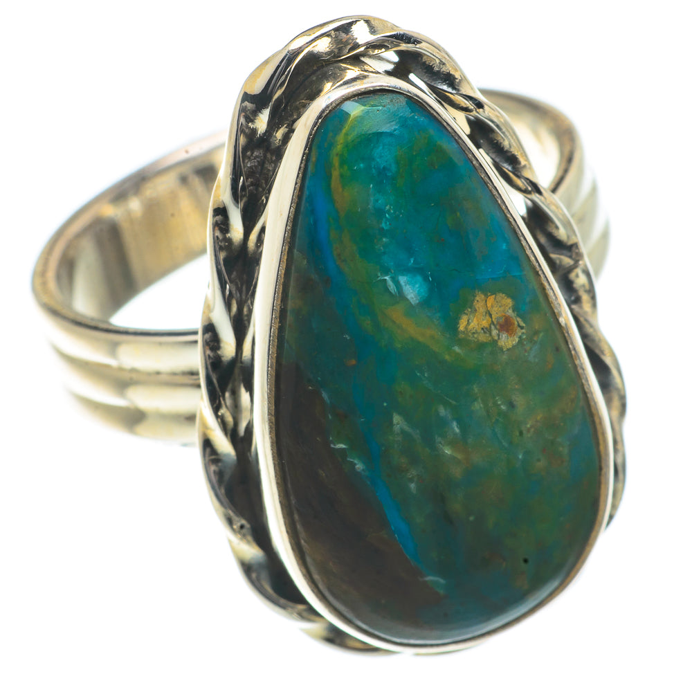 Chrysocolla Rings handcrafted by Ana Silver Co - RING66559